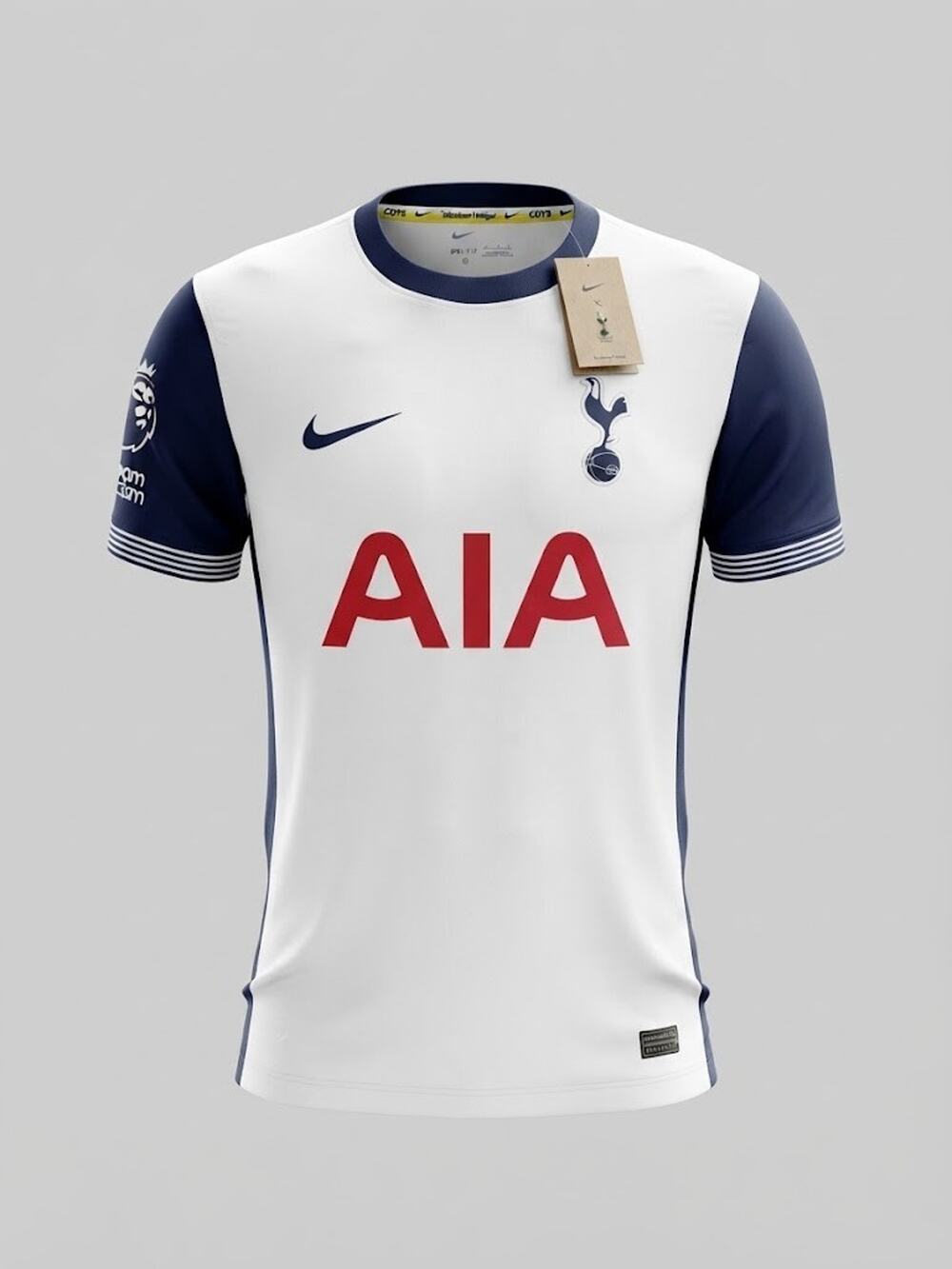 Tottenham Hotspur Son #7 Home Jersey Nike White Blue Size L New with Tags